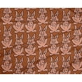 thumbnail image 4 of oneOone Polyester Lycra Fabric Rabbit Block Print Fabric BTY 56 Inch Wide, 4 of 4
