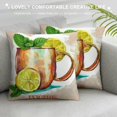 thumbnail image 3 of Orinice Lemon Mint Graphic Decorative Pillow Cover for Home Couch Living Room 20x20in, 3 of 5
