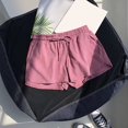 thumbnail image 3 of Ladies Summer Elastic High Rise Loose Sportswear Shorts, 3 of 3
