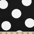 thumbnail image 4 of Polka Dot Extra Large Printed Fabric Black / White 100% Cotton 58/60" Wide Sold By The Yard, 4 of 4