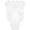 White, variant on Baby Unisex Short Sleeve Bodysuits, 3-Pack Sizes Preemie-18 Months