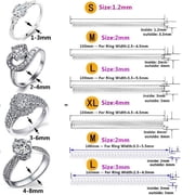 2 Styles Invisible Ring Size Adjuster for Loose Rings ? Ring Guard, Ring Sizer, 11 Sizes Fit for Man and Woman Ring