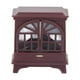 thumbnail image 1 of 1:12 Dollhouse Fireplace Plastic Miniature Fireplace Dollhouse Mini Furniture Decoration Accessories Burgundy, 1 of 5