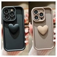 thumbnail image 2 of Funda de teléfono para Xiaomi Redmi Note 13, 12, 12S, 9S, 11, 10, 11S, 10S, 8, 7, 9 Pro, K30 Ultra, Mi 14 Pro, bonita funda trasera suave con corazón de amor en 3D, 2 of 5
