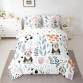 thumbnail image 2 of Homewish Cartoon Dog 7pcs Bedding Comforter Set for Preppy Children Kids,Dreamy Princess Queen Bedding Sets Super Cozy,Kawaii Animal Queen Sheet Sets,Luxury Bedroom Decor,Reversible, 2 of 8
