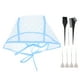 thumbnail image 1 of Kit de 12 gorros para mechas, gorro ajustable para teñir el cabello con agujeros, kit de herramientas para mechas, aguja de crochet para peluquería y hogar., 1 of 6