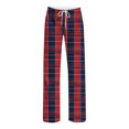 thumbnail image 5 of Tqcoqu Women's Plaid Print Wide Leg Pants, Elastic Waist Casual Lounge Sleep Long Trousers, Long Pajama Bottoms with Drawstring and Pockets,Women's S-XXL, 5 of 8