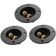 thumbnail image 1 of EeaseMX 3pcs DIY Home Car Stereo 2-Way Speaker Box Terminal Binding Post Tornillos Conectores Subwoofer Plugs (Negro), 1 of 5