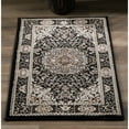 thumbnail image 2 of MDA Home Vaso Black Traditional Polypropylene Area Rug - 2'1'' x 3'3'', 2 of 5