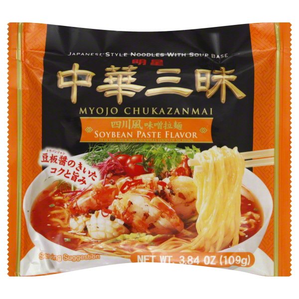 Myojo Chukazanmai Soybean Paste Flavor Noodles, 3.84 oz