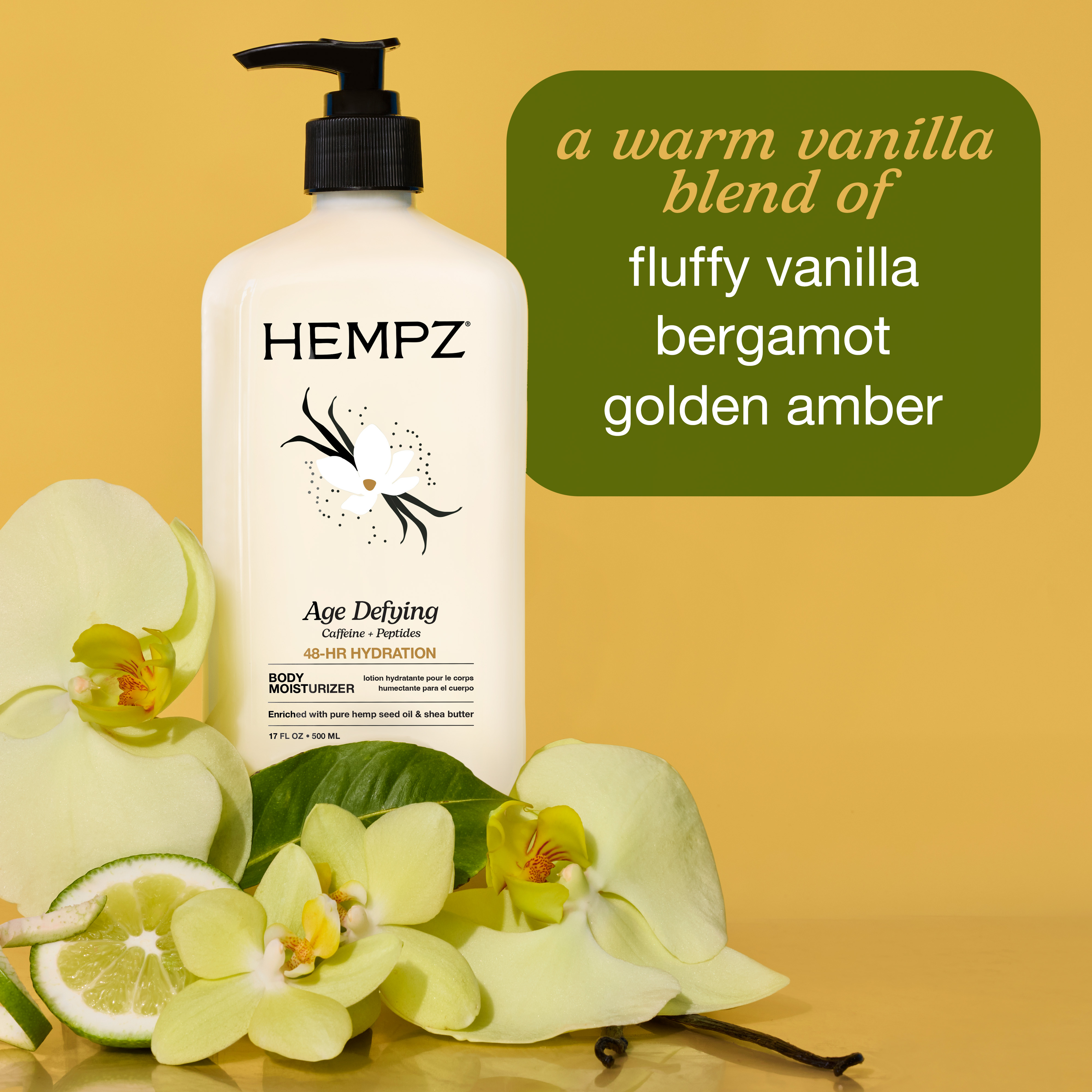 Hempz Age Defying Moisturizing Lotion with Caffeine, 17 oz photo 2