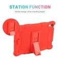 thumbnail image 3 of iPad mini 6th Generation 8.3 inch Case,Dteck Shockproof Silicone Rubber Handle Case Kickstand Back Shell Cover with Shoulder Strap for Apple iPad mini 6th Generation,Red, 3 of 5
