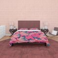 thumbnail image 4 of Rosa Floral Boho Ropa de Cama Colorido Funda Nórdica Bohemio Juego de Dormitorio, Estética, 4 of 6