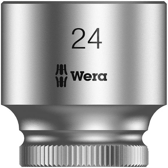 Wera Tool 8790 HMB ZYKLOP 3/8" Drive Socket, 24mm