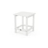 POLYWOOD Long Island 18" Side Table in White