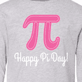 thumbnail image 4 of Inktastic Happy Pi Day Pink Math Symbol Long Sleeve Youth T-Shirt, 4 of 5