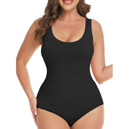 

COMFREE Shapewear for Women Tummy Control Fajas Colombianas Body Shaper Waist Trainer Corset Bodysuit Tank Tops