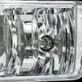 thumbnail image 7 of Spec-D Tuning Clear Bumper Driving Fog Lights + Bulbs + Switch w/ Chrome Trim Compatible with 2015-2020 Chevy Tahoe, L+R Pair Assembly, 7 of 7