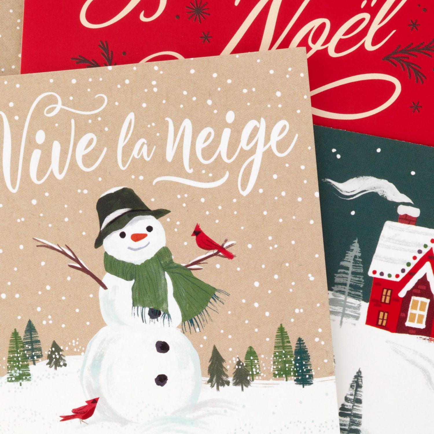 Image Arts Assorted French-Language Boxed Christmas Cards (Winter Wonder), 20 ct.