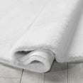 thumbnail image 3 of Well Woven | Faux Rabbit Fur Shag White | Super Soft | Mat Area Rug 3' Round, 3 of 8