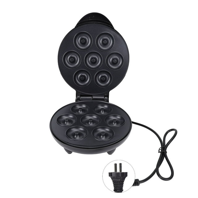 Mini Donut Maker, Electric NonStick 7 Small Doughnuts Maker, with Intelligent Temperature Control for Breakfast, Snacks, Desserts