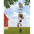 thumbnail image 2 of Sunset Vista Designs 92399 Farm Cat Metal Wind Chime, Galvanized, 2 of 3