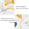 thumbnail image 4 of Mantas para envolver al bebé Saco de dormir para bebé Saco de dormir para bebé de algodón con cremallera de tres vías Bebé recién nacido Unisex 6-12 meses Sueño de aviación, 4 of 5