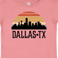 thumbnail image 4 of Inktastic Dallas Texas Skyline Vintage Boys or Girls Baby T-Shirt, 4 of 5