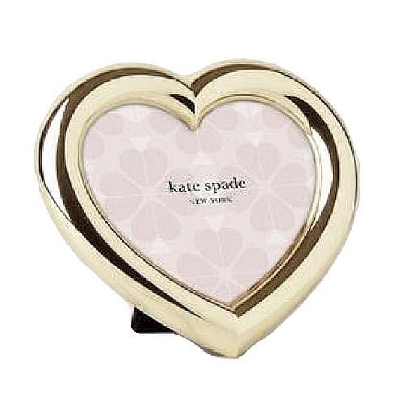 Kate Spade Ks Gold Heart Frame, 1.00, Metallic Frame, Heart