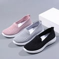 thumbnail image 6 of Yindaity Women'S Comfort Low Vamp Slip On Sneaker Slip Resistant Work Shoes for Women Black,7, 6 of 6