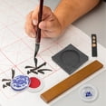 thumbnail image 4 of 1 Set Chinese Calligraphy Brush Professional Traditional Square for Beginners Writing Ink Sumi Painting, 4 of 8