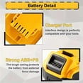 thumbnail image 6 of 8pack DCB200 20V 8Ah Lithium-lon BatteryReplacement  -Compact XRDesign,Compatible with DCB205DCB200DCB203 DCB206 20-VoltCordless Power Tools,Long-LastingReliable and Durable Construction he, 6 of 9