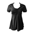 thumbnail image 4 of Women’s Ruffled Lace Button Front Mini Skirt – Trendy And Stylish Casual Dressy Wear, 4 of 4