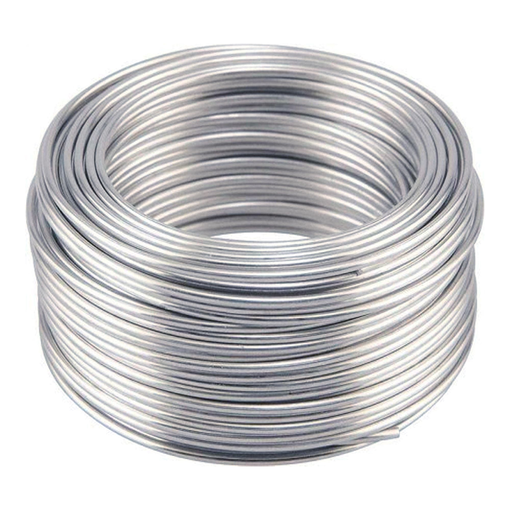(3 pack) Ook Aluminum Hobby Wire, 50 ft, 10 lbs 18 Gauge Wire, Silver