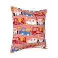 thumbnail image 2 of Bingfone Decorative Pillow Covers 16"X16" Cartoon With Traffic Elements Couch Pillow Cases Modern Farmhouse Covers For Couch Sofa Bed, 2 of 9