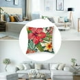 thumbnail image 5 of nygtbtfer Set of 2 Tropical Leaves Throw Pillow Covers &amp; &amp; Pillowcases Home Decorative Linen Cushion Covers () White, 5 of 7