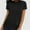 Black, variant on Womens Short Sleeve Basic Shirts Crewneck Tees Loose Fit Fashion Tops Casual Summer Clothes