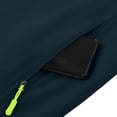 thumbnail image 5 of JTSRKL Windbreaker Jackets for Men Lightweight Stand Collar Zip Up Fleece Lined Softshell Coats Waterproof Rain Casual Hiking Daily Outerwear, 5 of 9