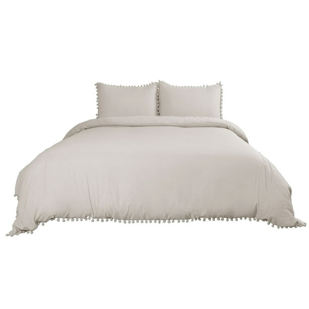 Conjunto Cobertor de Almohadón Unique Bargains cama King Juego de Edredón Funda