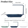 thumbnail image 3 of Telescopic Sink Storage Rack, 14.7-20.7inch Expandable Drain Basket for Sponge and Soap, Multifunctional Kitchen Counter Organizer, Drying Rack with Utensil Holder, Adjustable Tray Shelf, 3 of 7