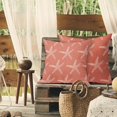 thumbnail image 4 of Coral Starfish Pillow Covers 18X18 Inch Coastal Beach Nautical Couch Pillow Cases Summer Ocean Cotton Linen Throw Pillows Set of 2 Home Decor for Living Room Bedroom Cushion Outdoor, 4 of 6