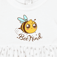 thumbnail image 4 of Inktastic Cute Bee Kind Bee Girls Baby Dress, 4 of 5