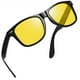 thumbnail image 1 of Gafas de sol Joopin con montura cuadrada negra y lentes amarillas UV400, 1 of 6