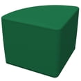 thumbnail image 1 of SoftZone® Pie Ottoman Standard - Green, 1 of 1