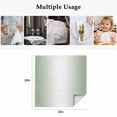 thumbnail image 4 of Sage Green Ombre Cloth Napkins, Sage Green White Gradient Modern Washable and Reusable Dinner Napkins Set of 6, Table Napkin for Kitchen Party Birthday Wedding Hotel Housewarming 20"x20", 4 of 8