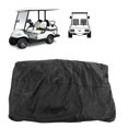 thumbnail image 1 of Funda para carrito de 4 pasajeros 210D impermeable resistente al viento a prueba de sol cubierta completa de poliéster para todo tipo de clima universal 2+2 fundas de ANGGREK Otros, 1 of 8