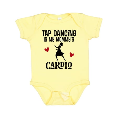 

Inktastic Tap Dancing is My Mommys Cardio Gift Baby Girl Bodysuit
