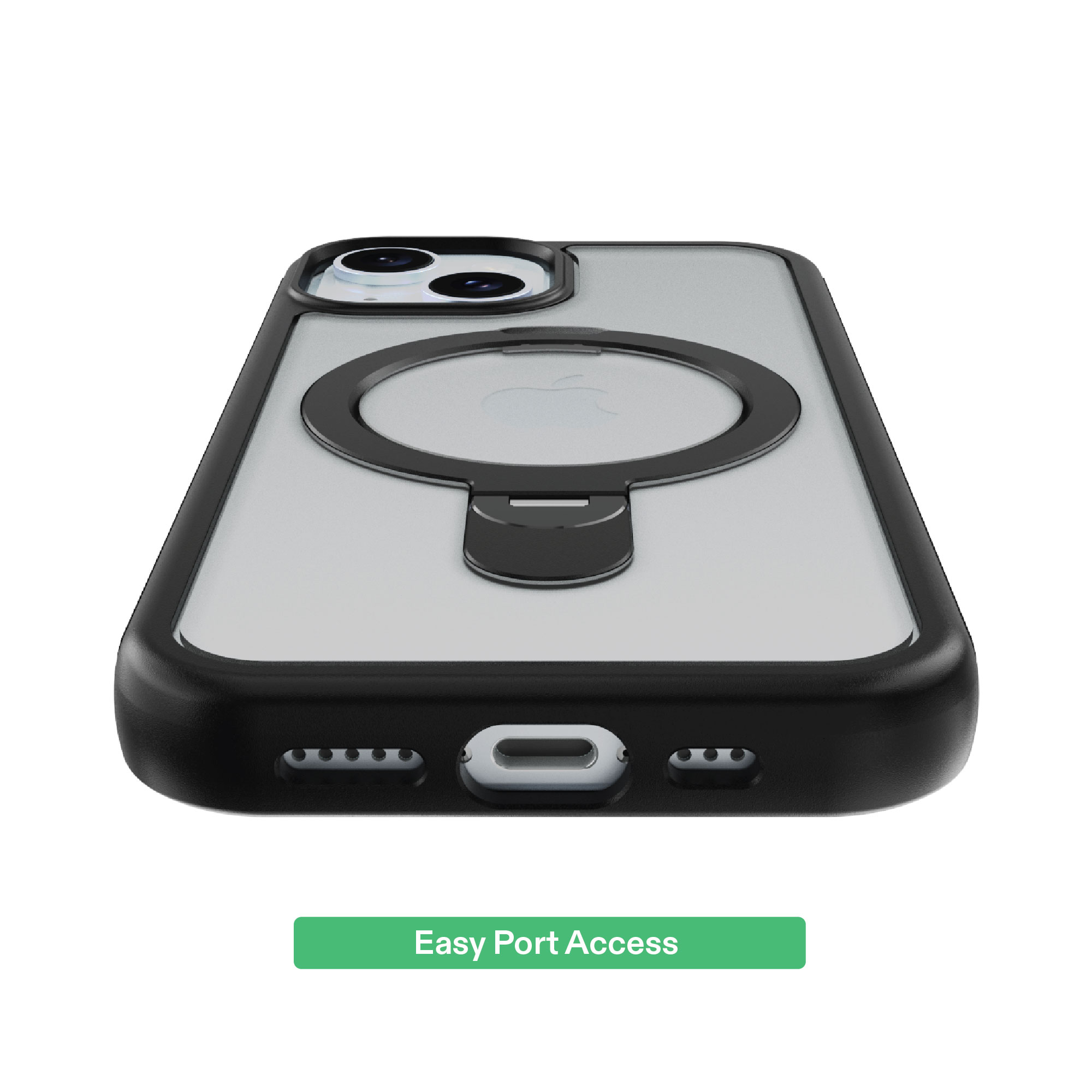 onn MagSafe Compatible Case with Ring Kickstand for iPhone 15/14/13 photo 7
