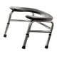 thumbnail image 4 of Asiento de inodoro con inodoro, taburete con base estable, para baño, fácil de lavar, grueso y portátil. Negro, 4 of 8