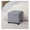 Grey With Rollers, variant on 17.5 Inch Square Storage Ottoman with Wheels, Modern Linen Upholstered Footrest Stool & Coffee Table with Top Lid, Rolling Footstool for Living Room & Bedroom, Grey